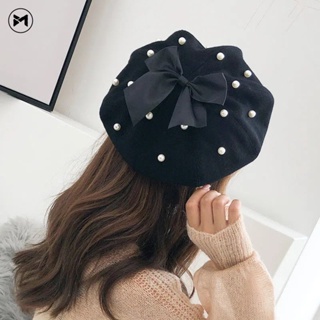 BEESCLOVER Women Fashion Hat Korean Version Solid Color Beret Painter Hat  Japanese Style Pumpkin Hat : : Clothing & Accessories