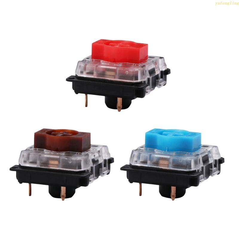 Best 10PCS KS27 Gateron Switch Red Blue Brown Switches UltraSlim Low
