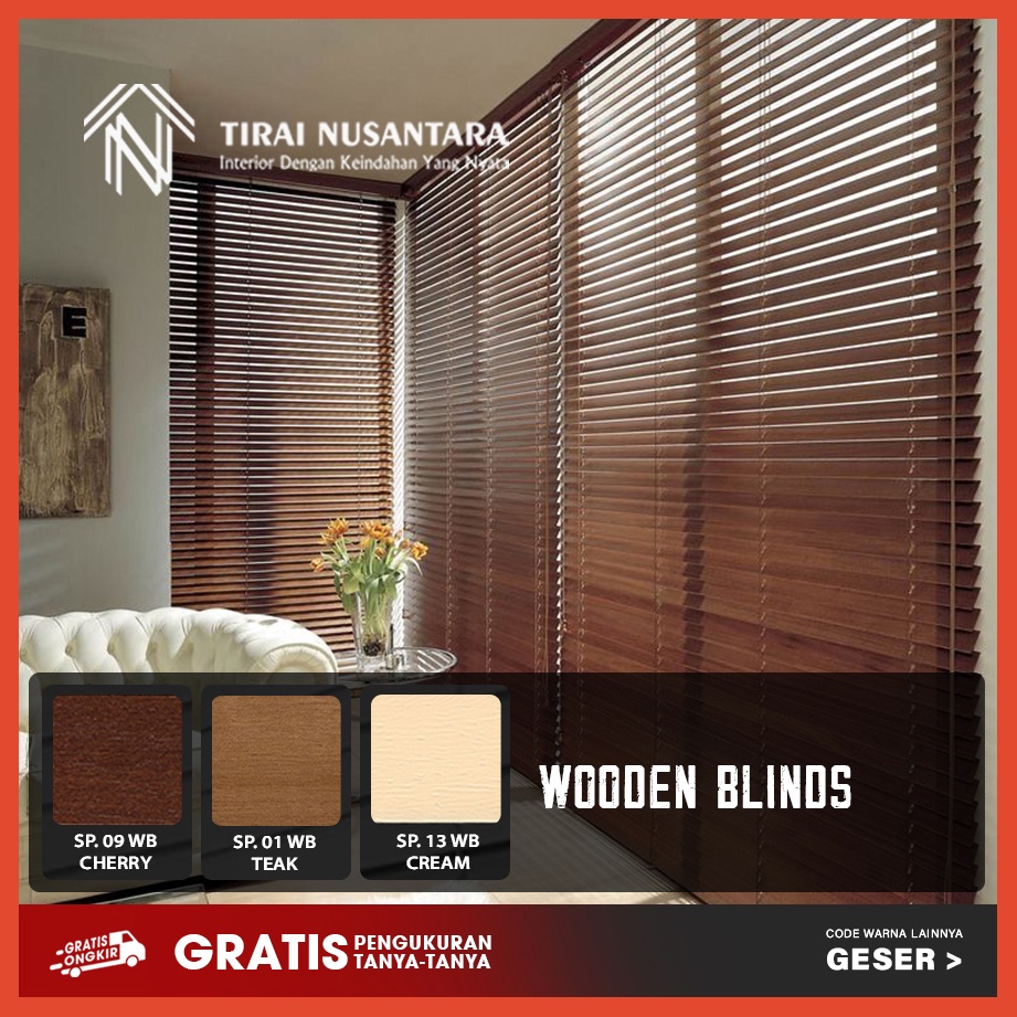 KAYU Wooden Blinds 27mm Wooden Blinds Guaranteed Best Security And