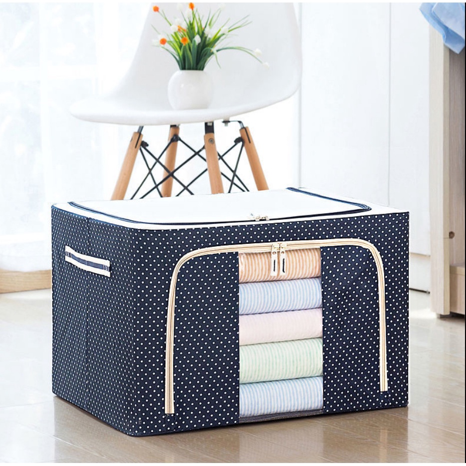72L100L Large capacity Folding Stackable Oxford Cloth Quilt Pillow Toys ...