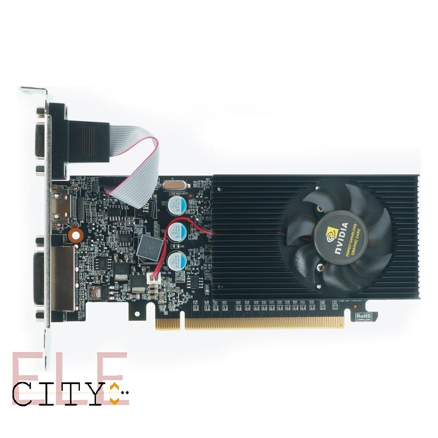 Computer Gaming Graphics Card With Cooling Fan Low Noise Video Memory