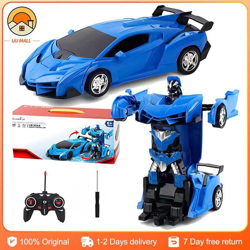 Remote Control Transformer Toy Rechargeable with Car Light Remote