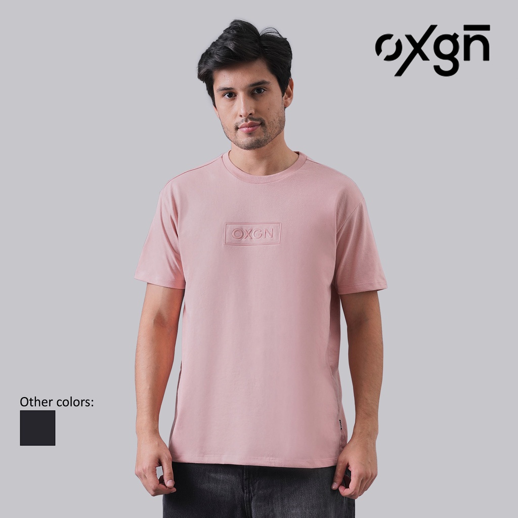 OXGN Logo Easy Fit Graphic TShirt With Special Print For Men (Black