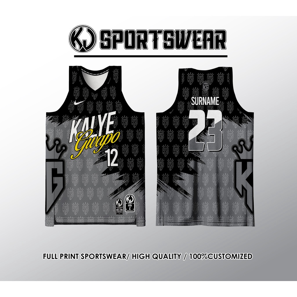 KALYE POGI BASKETBALL JERSEY Full Sublimation customized name and ...