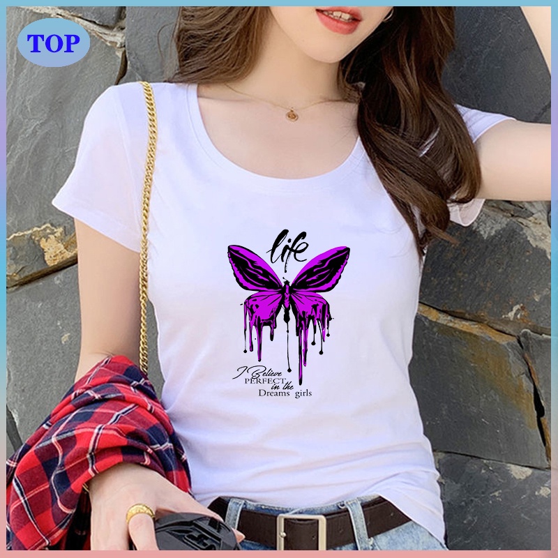 Korean t shirt outlet women