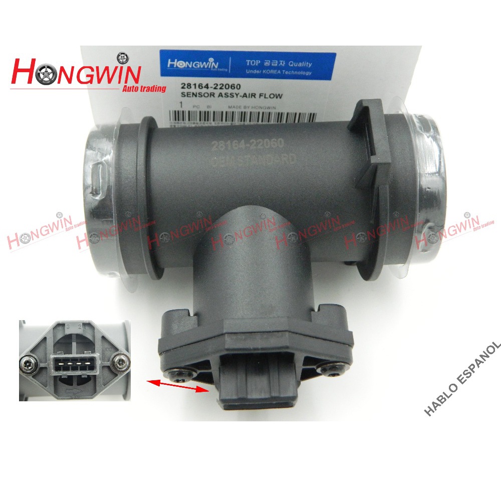 Genuine No.:28164 22060 MAF Meter Mass Air Flow Sensor Fits Hyundai ...