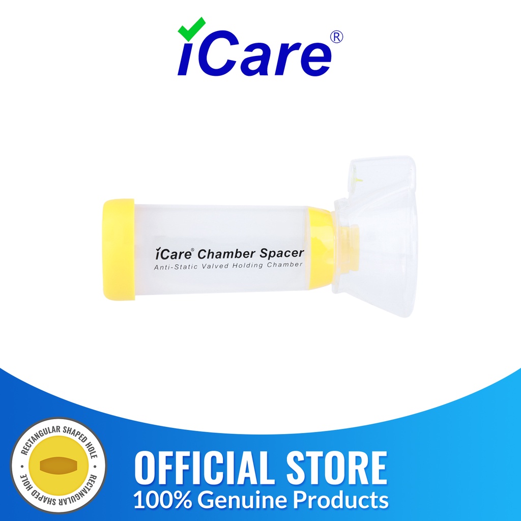iCare®S2 Chamber Spacer for Kids with Medium Mask, Sealed Package