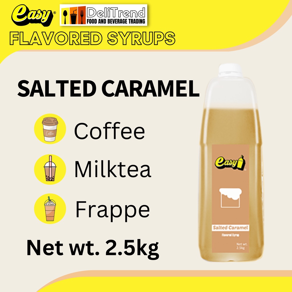 Salted Caramel Flavored Syrup Shopee Philippines