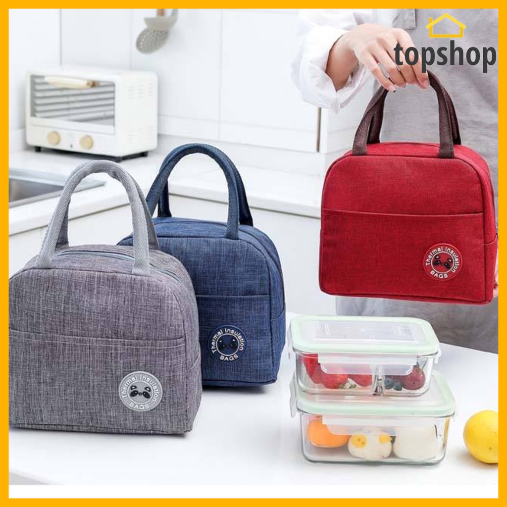 TOPSHOP Lunch Bag Tote Bag Lunch Bag with Front Pocket for Women Lunch ...