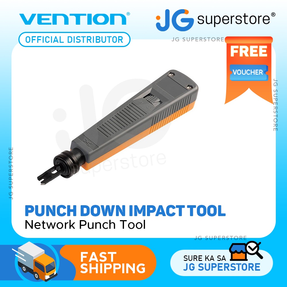 Vention Punch Down Impact Tool Network Punch Tool w/ Double Blade
