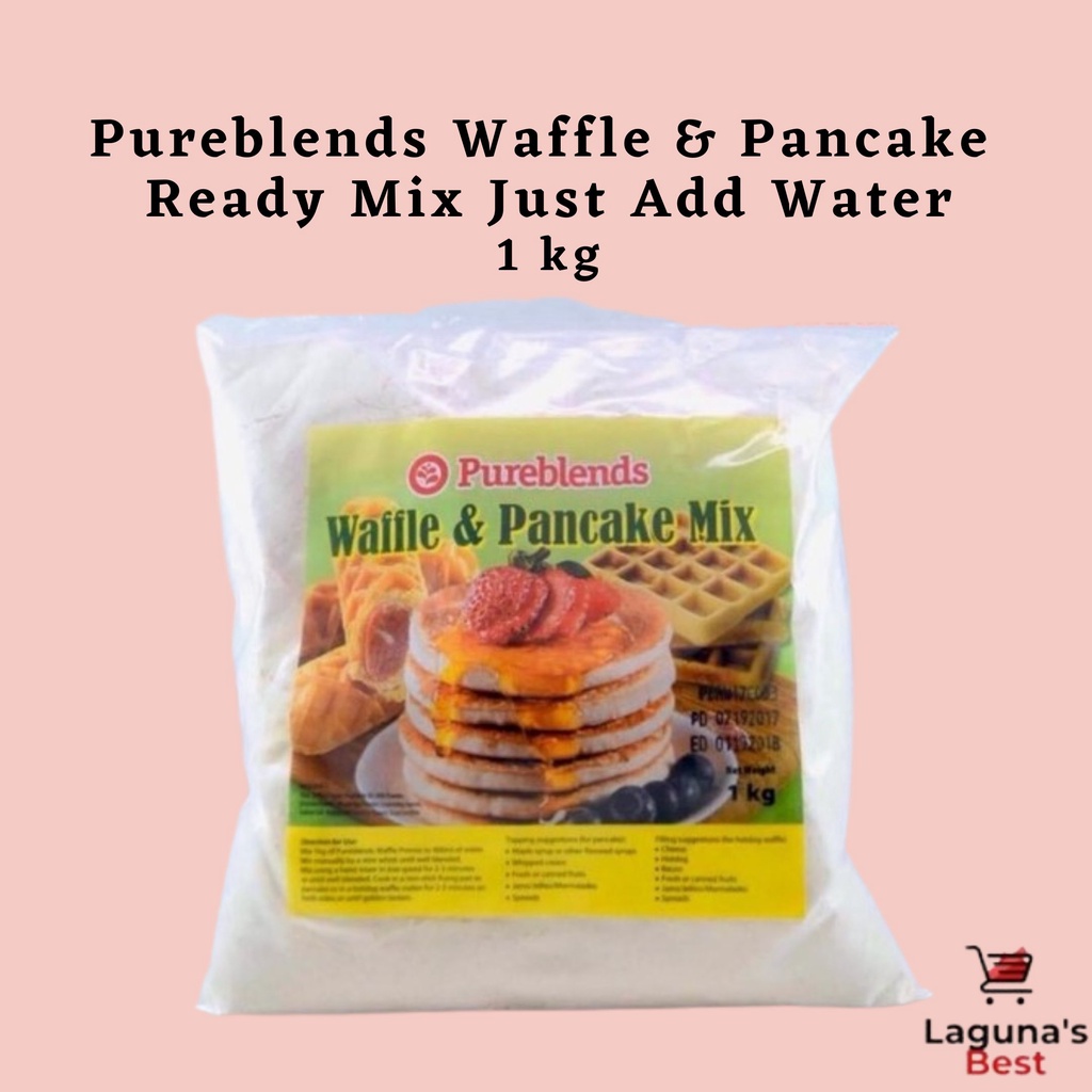 Pureblends Waffle & Pancake Ready Mix Just Add Water 1 kg Shopee