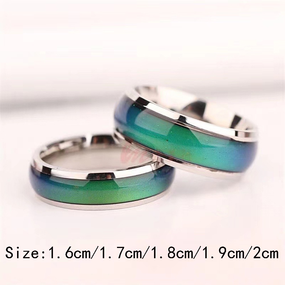 Changing Color Rings Mood Emotion Feeling Temperature Rings Couple ...