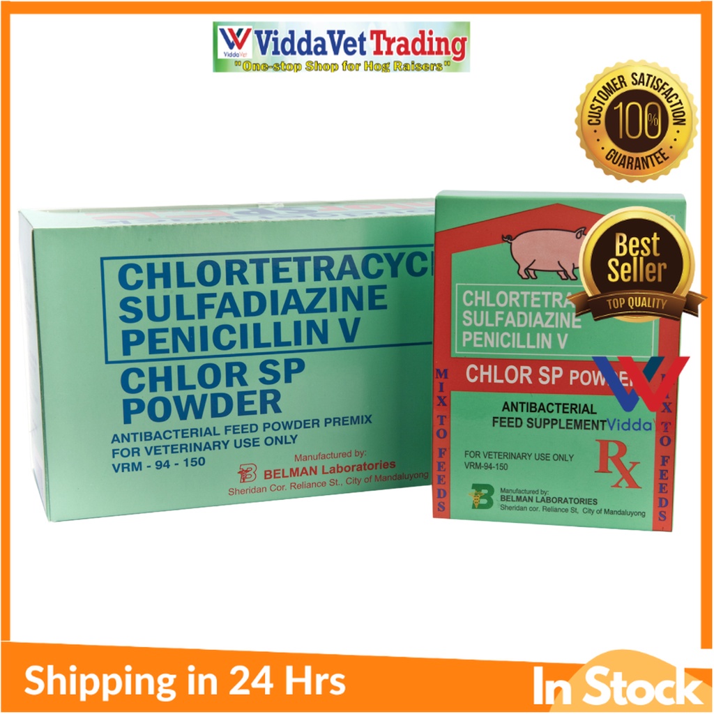 50 grams / 200 grams Chlor SP Powder from belman for animals ...