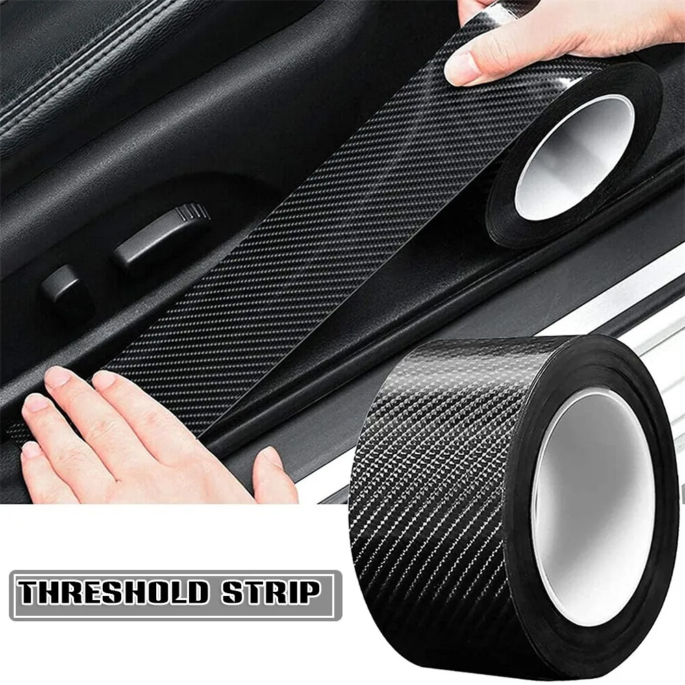 Car Anti-Collision Threshold Strip/Carbon Fiber Pattern Bumper Door ...