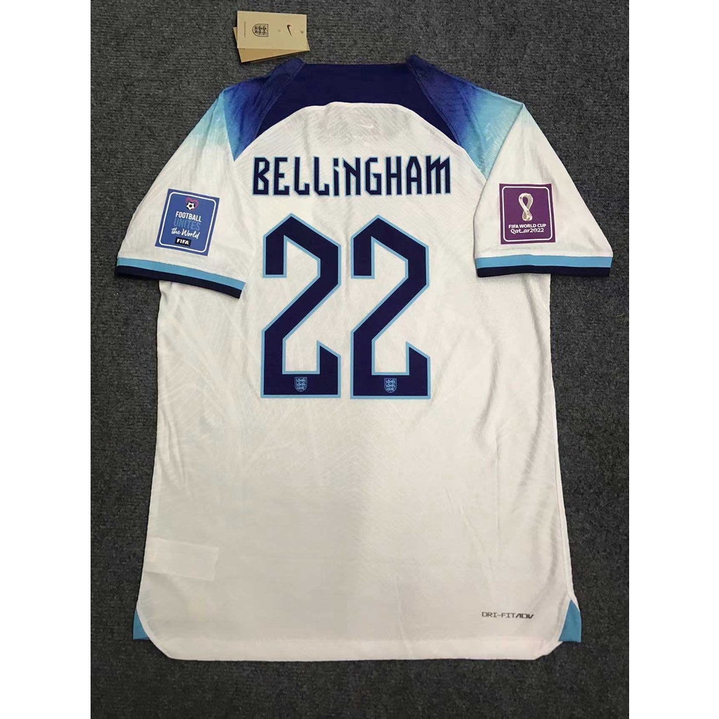 In stock 2022 England Home Jerseys Player Issue Shirt Football kit Top