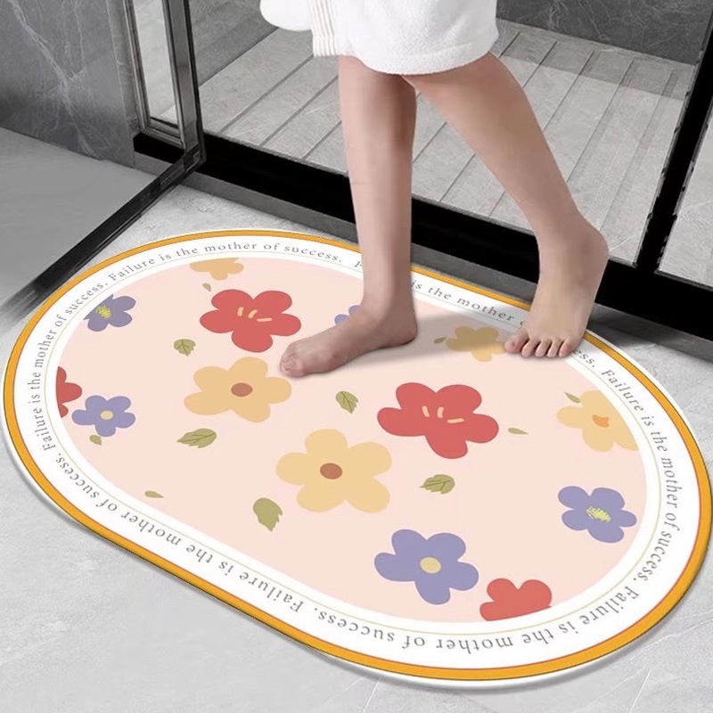Floor mat doormat bathroom floor mat absorbent nonslip rug doormat