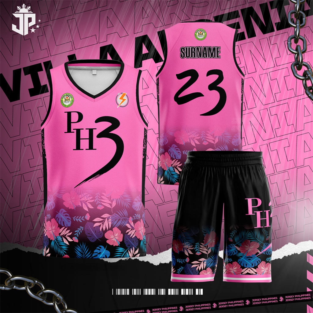 Basketball jersey 2024 design pink