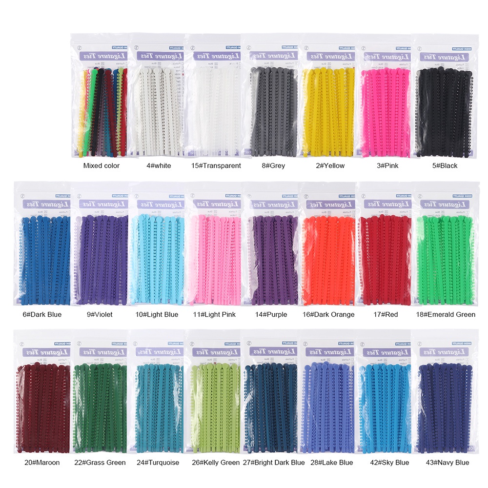 20 Sticks/Pack Elastic Rubber Bands colors | Shopee Philippines