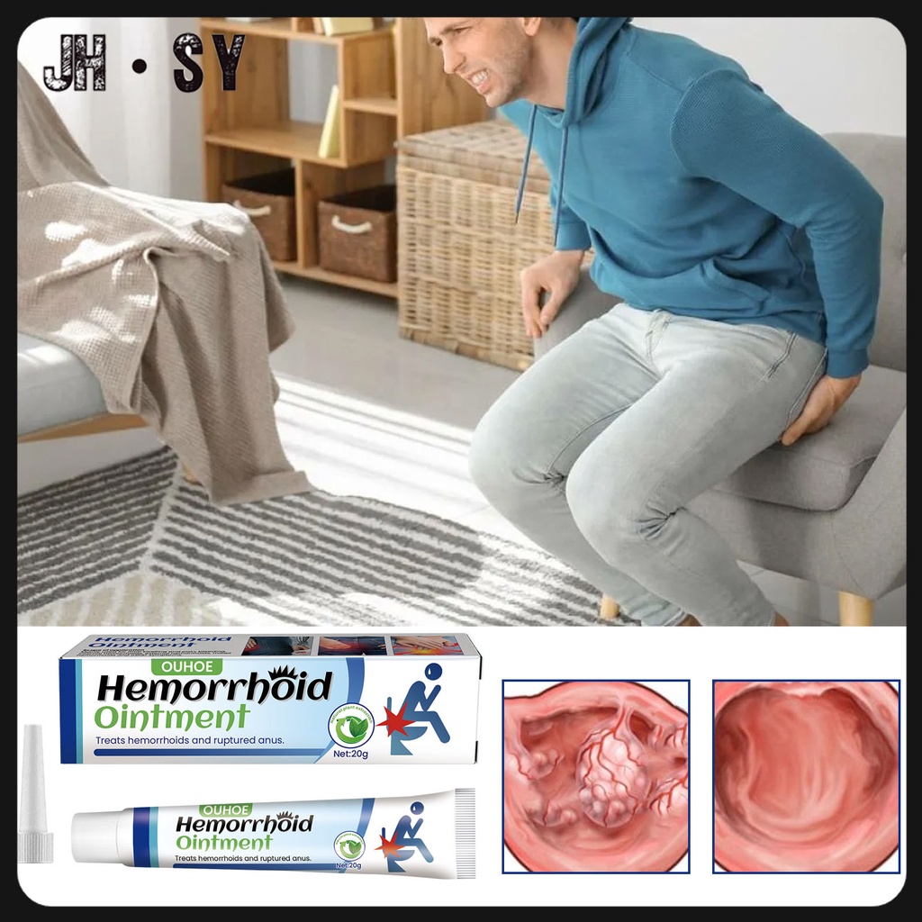 JHSY Hemorrhoid Ointment Eliminate Rou Ball Off Hemorrhoid Ointment