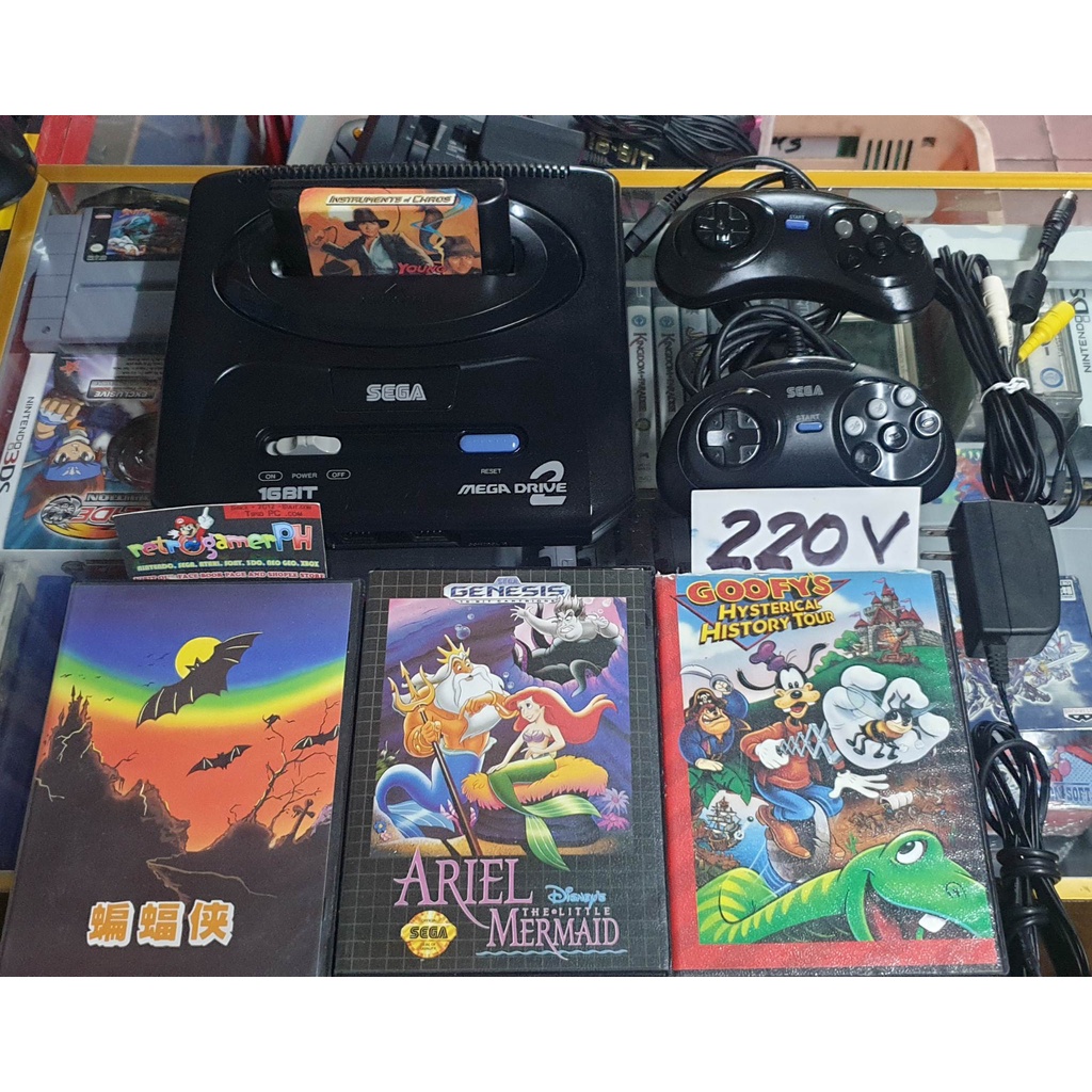Original Sega Mega Drive (Model 2) Bundle #17 | Shopee Philippines