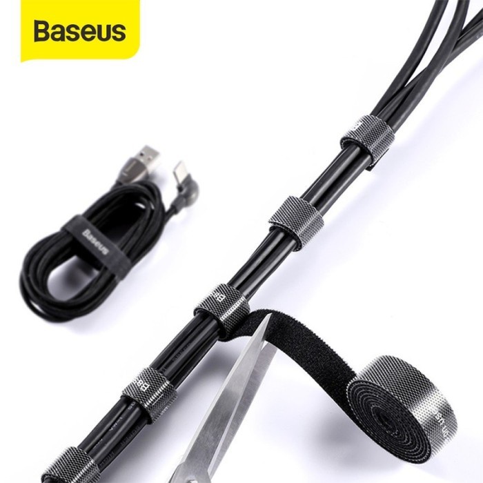 Baseus Strap Cable Ties Organizer Multipurpose Cable Adhesive Fastener ...