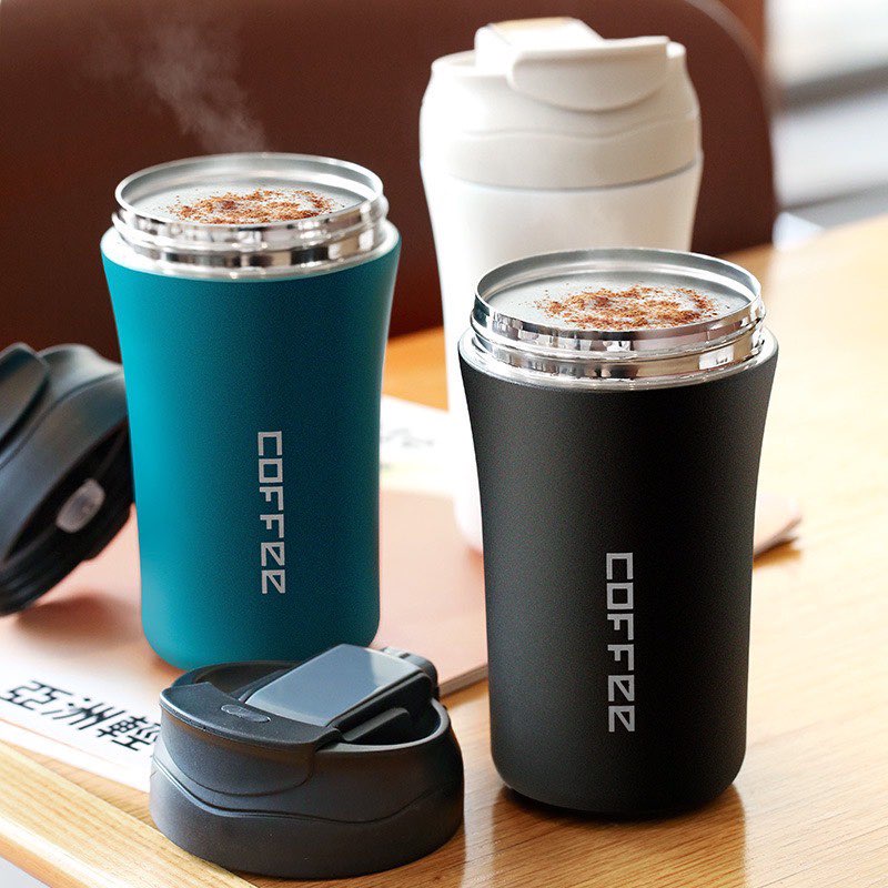 304 Stainless Steel Coffee Thermos Cup Against Overflowing Coffee With ...