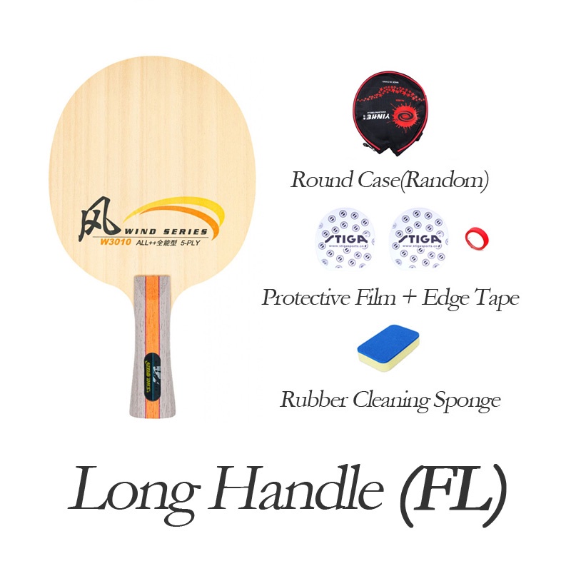 Original DHS W3010 Wind Series Table Tennis Racket (Without Rubber ...