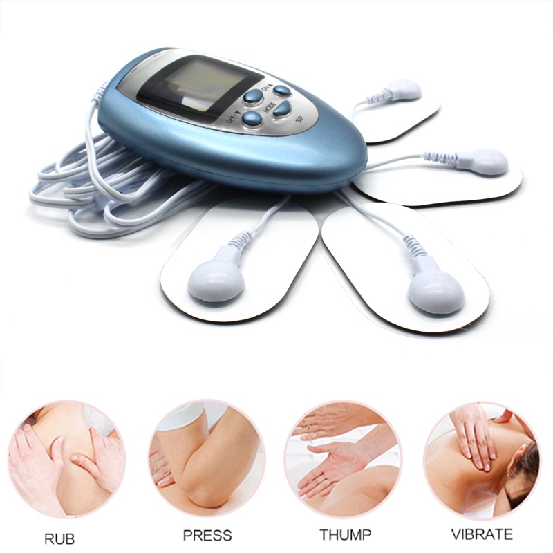 TENS Electrical Nerve Muscle Stimulator EMS Electric Pulse Digital ...