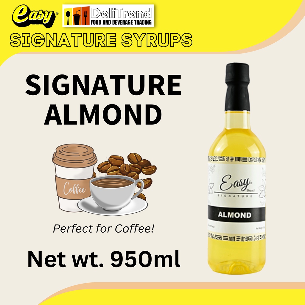 Signature Almond Flavoured Syrup Shopee Philippines