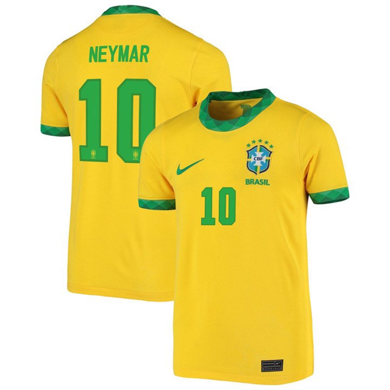 Brazil National Team 2023 Qatar World Cup Neymar #10 #11 #12 #14 Gold ...