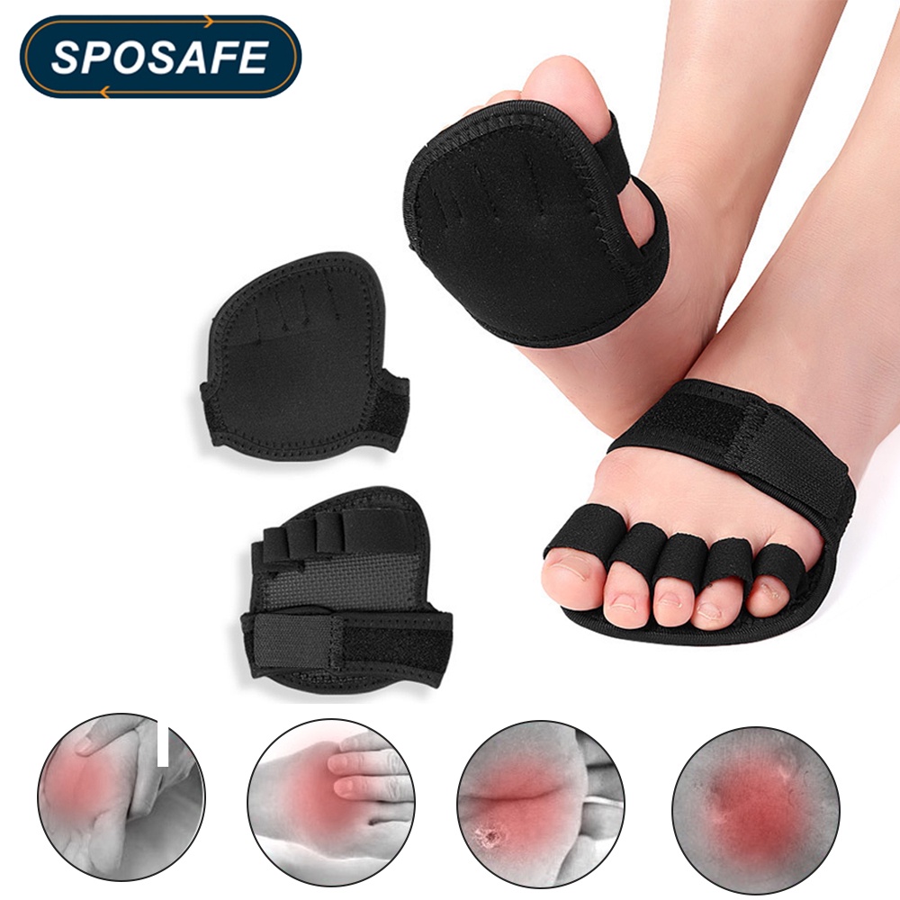 1Pair Helpful Toe Splitter Half-palm Yoga Socks Non-slip Texture ...