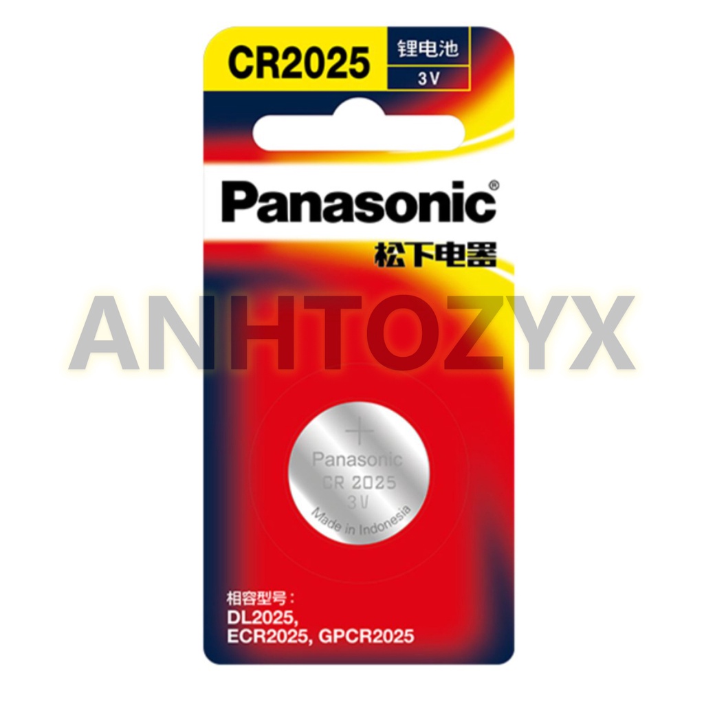 Panasonic CR2025 ECR2025 2025 Lithium Coin Cell Button Battery 3V