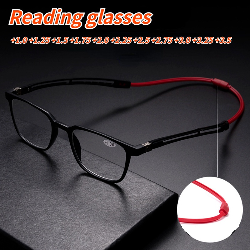 COD Hanging Neck Reading Glasses Portable Unisex Reading