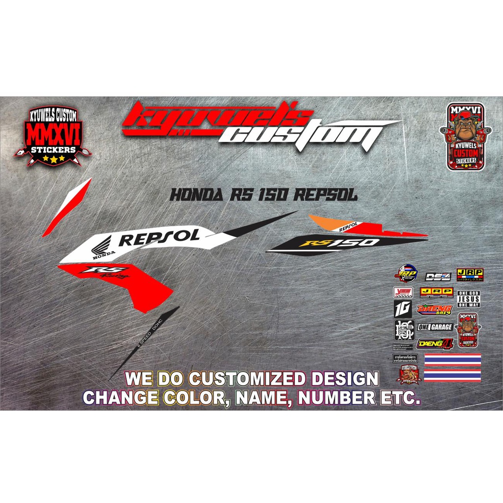 HONDA RS 150 REPSOL STOCK | Shopee Philippines