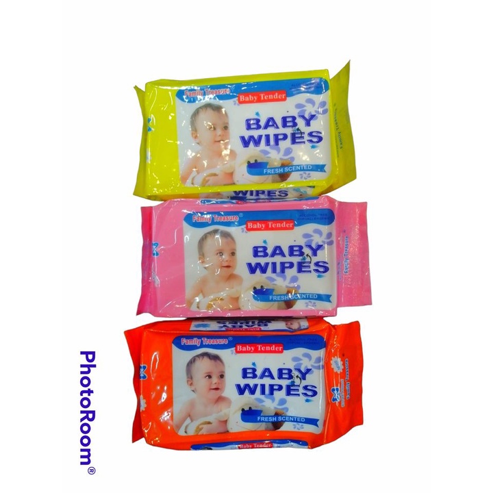 Wet Wipes Baby Tender Baby Wipes Family Treasure Fresh Scented 80pcs