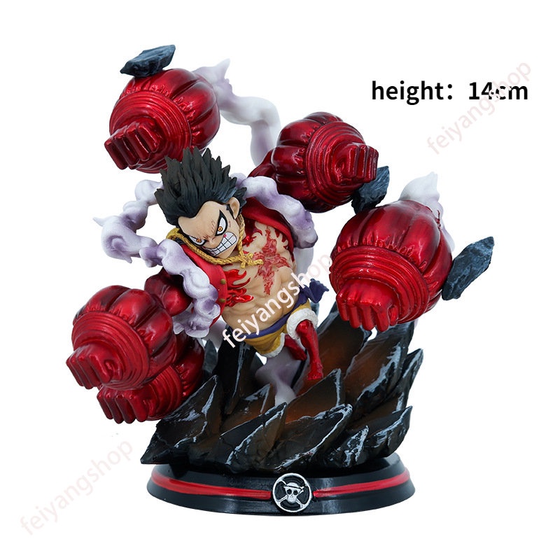 One Piece Luffy Gear 4 Action Figure Model | Shopee Philippines