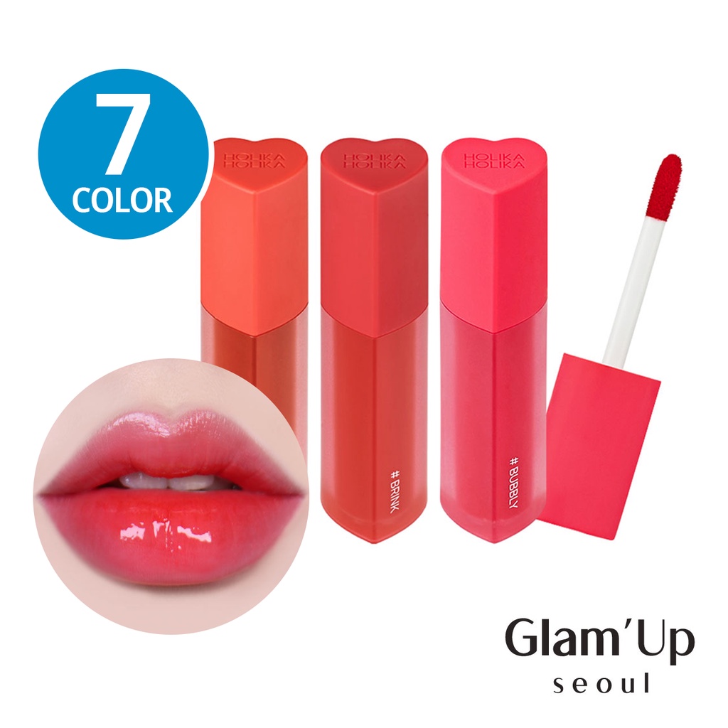 🇰🇷 [Holika Holika] Heart Crush Glow Tint Air (7colors) 3g Korean Lip