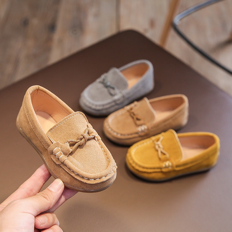 Kids sale suede loafers