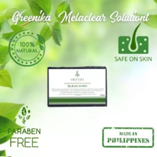 Original Greenika Bleaching Soap Glutathione Whitening Soap135g