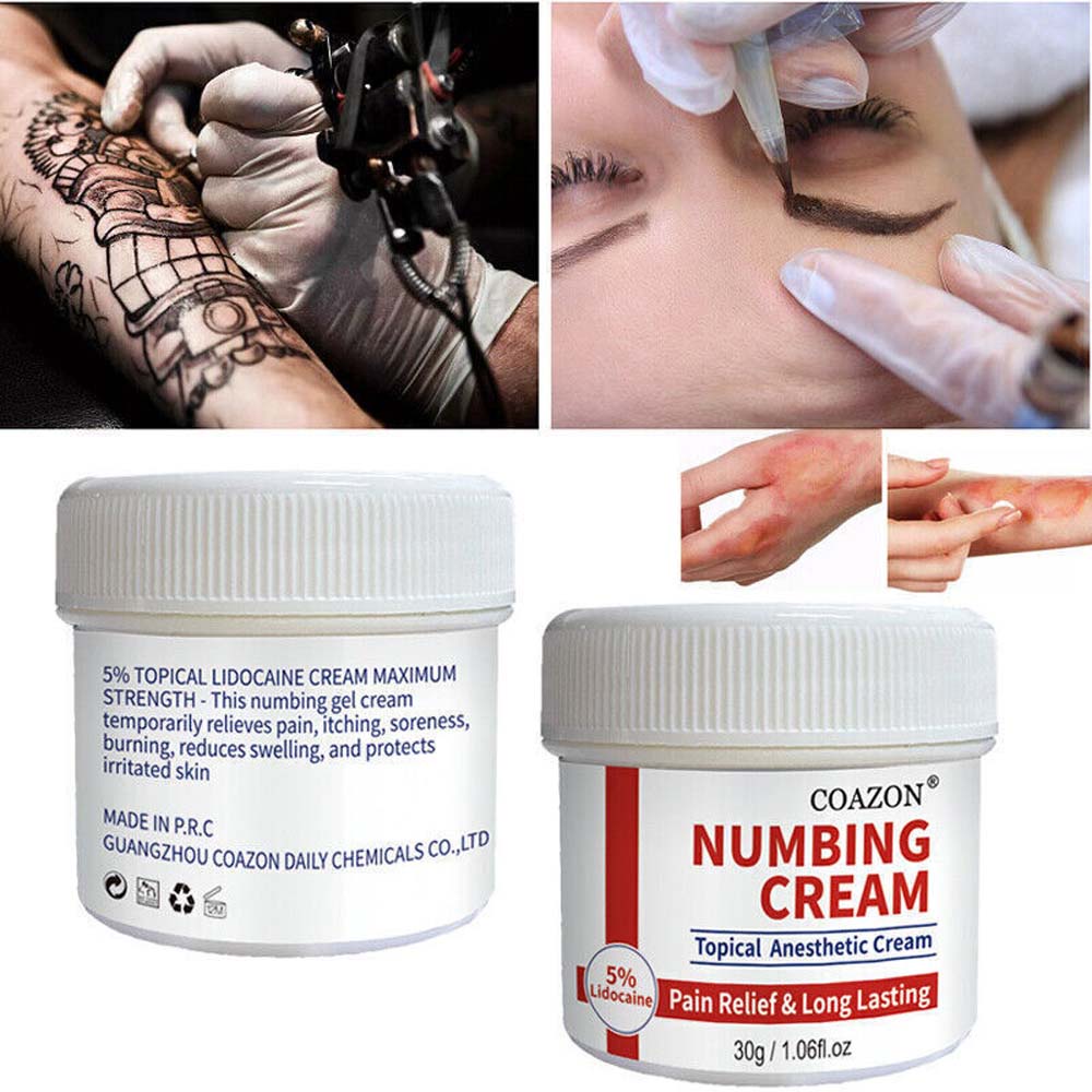 COAZON 30ML Topical Numb Anesthetic Numbing Tattoo Cream Piercings