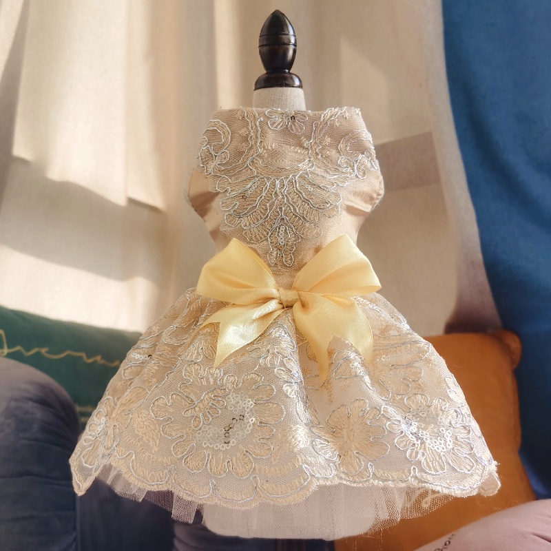 SMALL DOG - Formal Tea Party Doggy Dress main image 0
