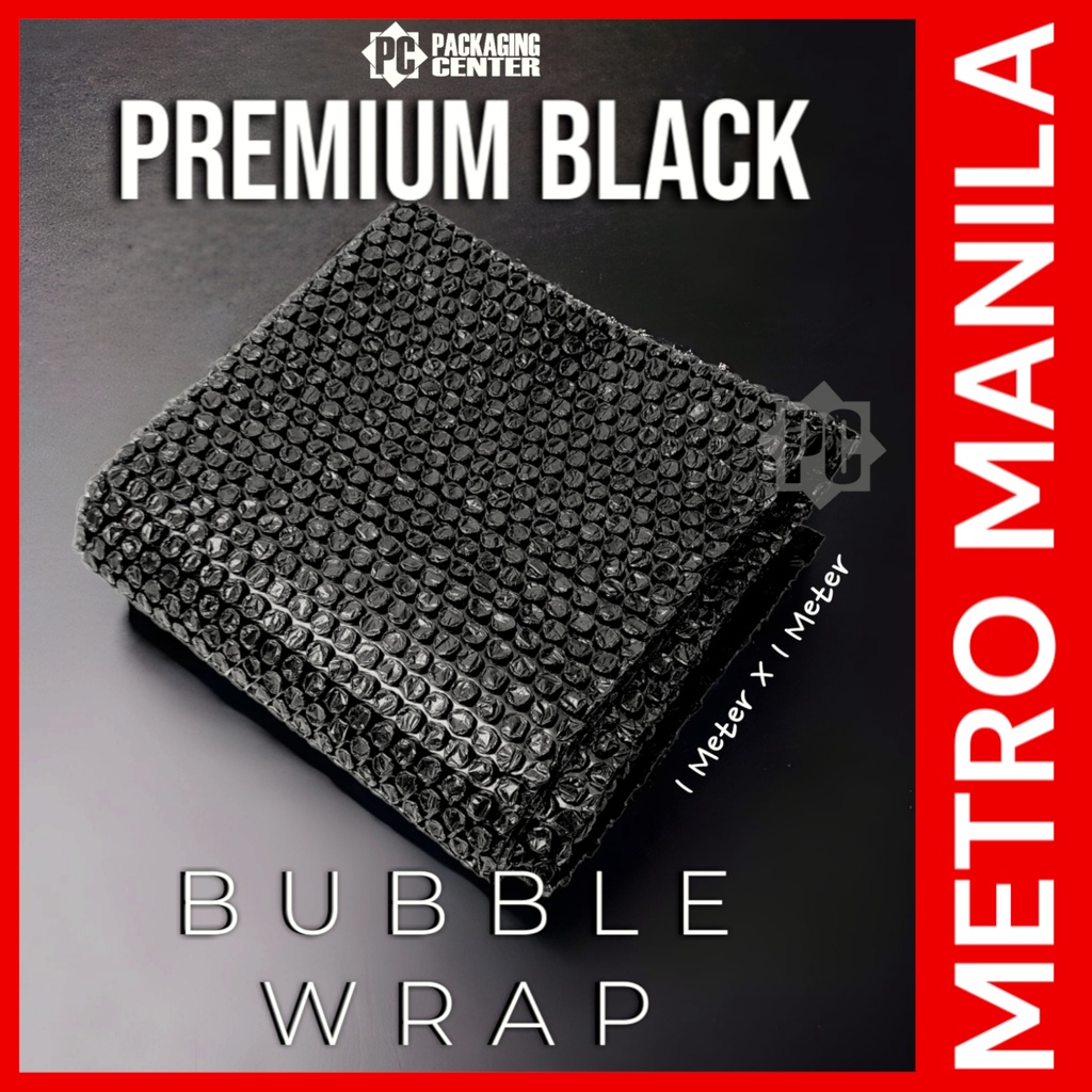 Premium Black Bubble Wrap (Cheapest and BIGGEST) (METRO MANILA) PC