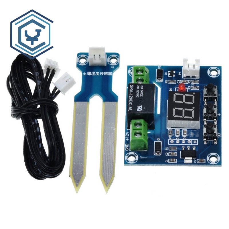 XH-M214 Humidity Controller Soil Sensor Module Board DV 12V 10A ...