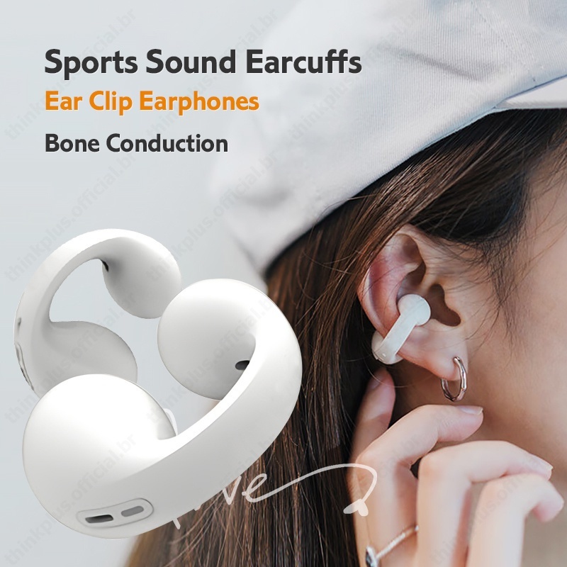 NEW Bone Conduction Wireless Earphone Bluetooth 5.0 Ear Clip on Ear