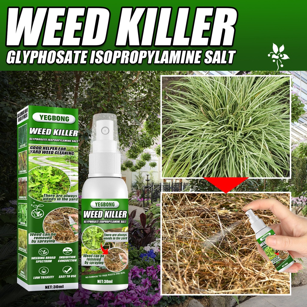 30ml Effective Grass Killer Chemical Herbicide For Grass And Weeds For Gardening Shopee