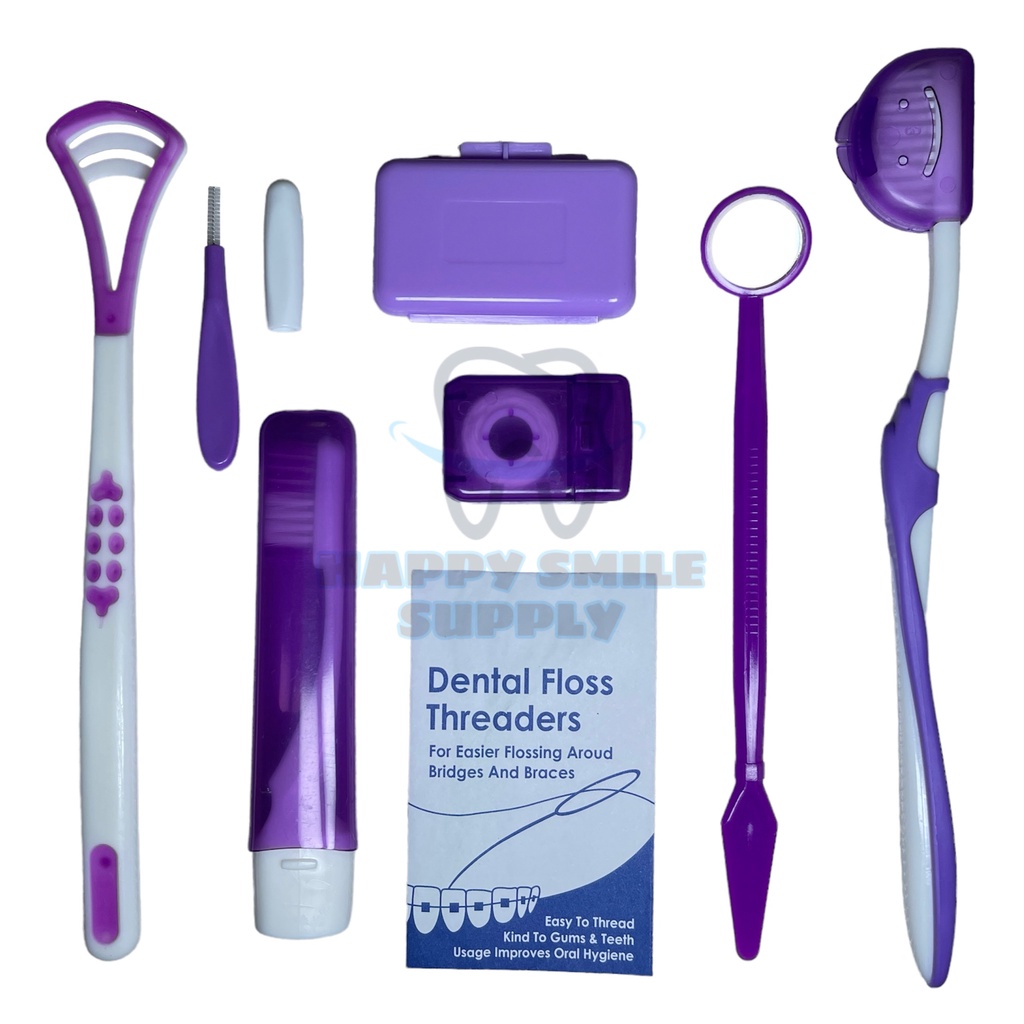 Ortho Kit Oral Hygiene Care Travel Toothbrush for Braces Dental Oral Kit with Ortho wax Shopee