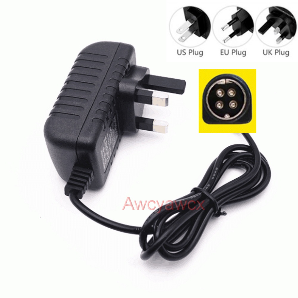 AC DC 12V 2A 1.5A 4 PIN Power Adapter for Hikvision video recorder 7804 ...