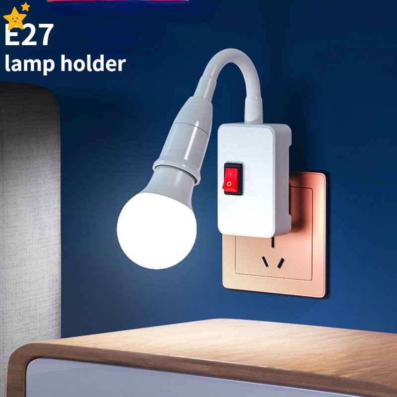 LED energysaving light bulb bedside lamp wall lamp socket plugin with