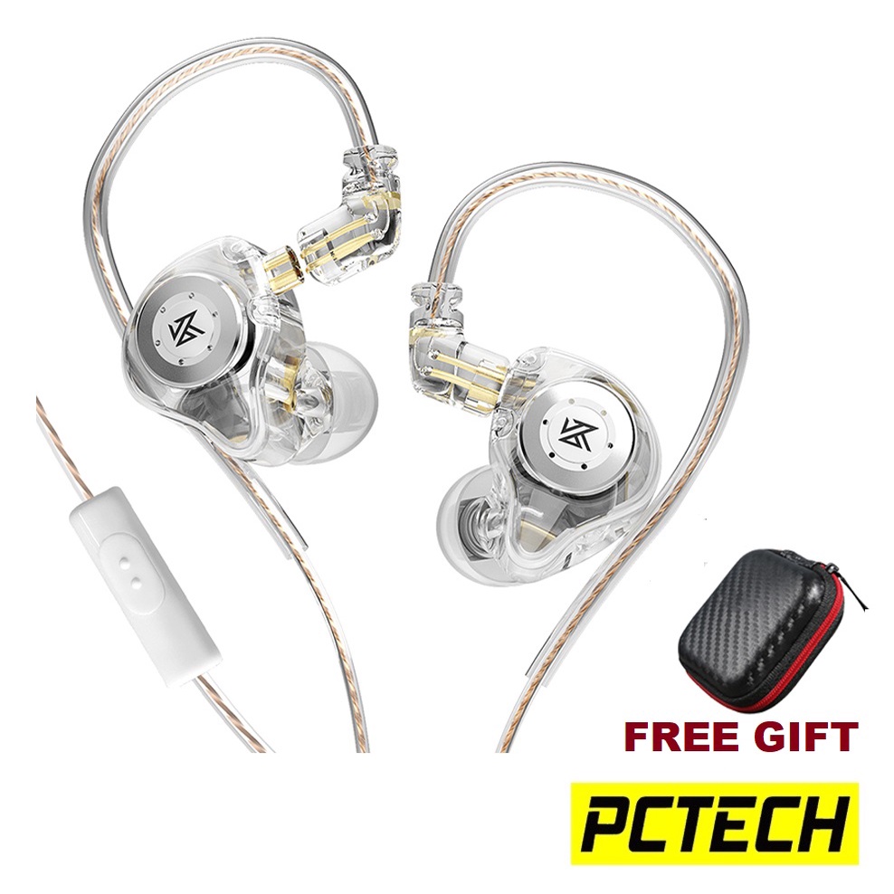 KZ Edx Pro 1dd HiFi In Ear Earphones with Mic, Monitor Headphone