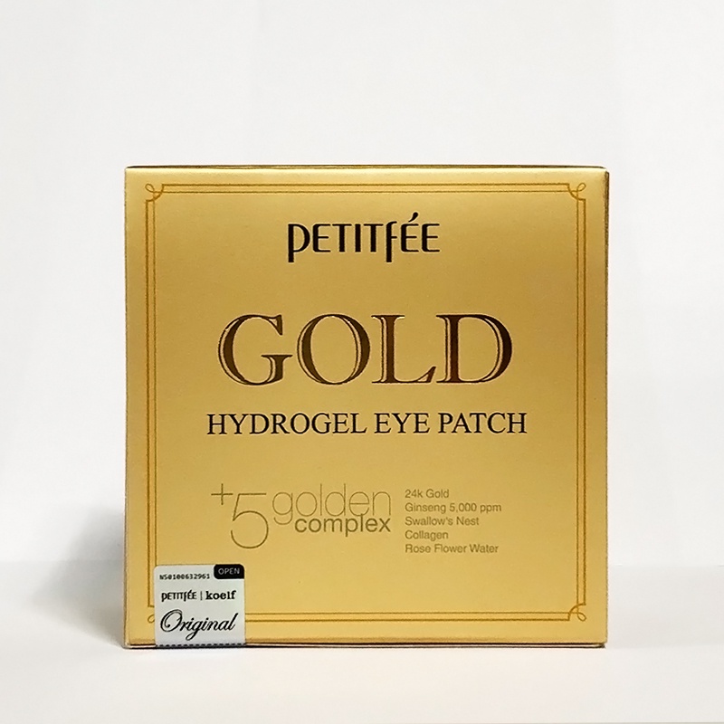 [Petitfee] Gold Hydrogel Eye Patch 60ea (30 usage) Shopee Philippines